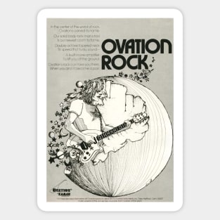 Ovation Breadwinner Ad Vintage Authentic Sticker